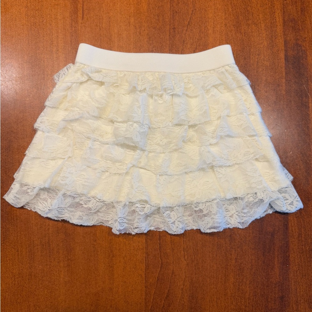 18mo Tiered Lace Skirt